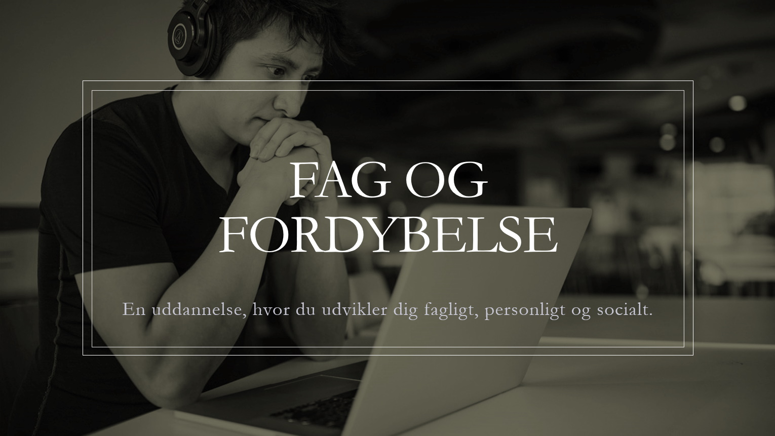 Billede med info om Fag og Fordybelse - læs mere i pdf under bilag